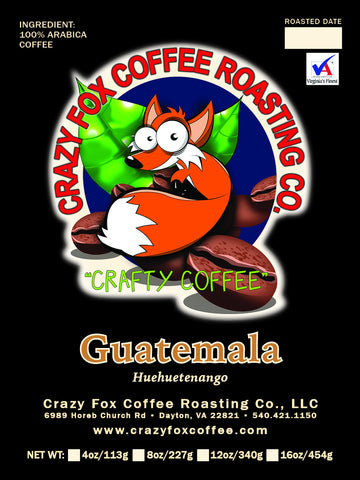 Guatemalan SHB HHT Huixoc Rainforest Certified